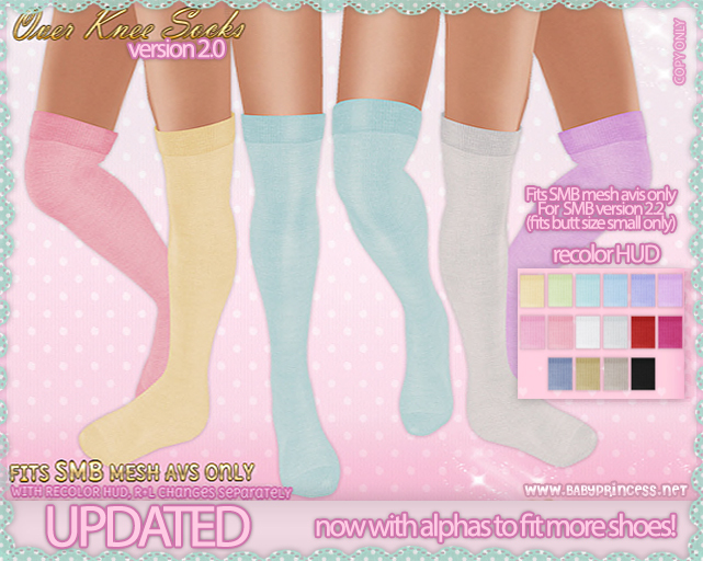 :*BABY*: { SMB } OverKnee Socks
