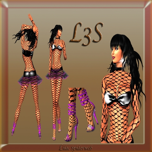 { L3S ] "lilac spiderweb" ( FEMALE )