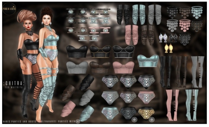 *PROMAGIC* Chitra -Corset-Grey