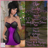 Char Dress Gothic Violet