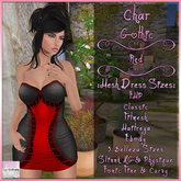 Char Dress Gothic Red