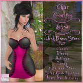 Char Dress Gothic Hotpink