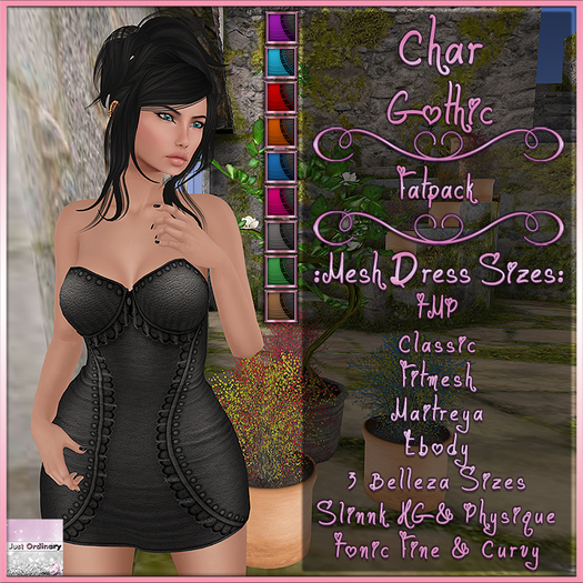 Char Dress Gothic Fatpack