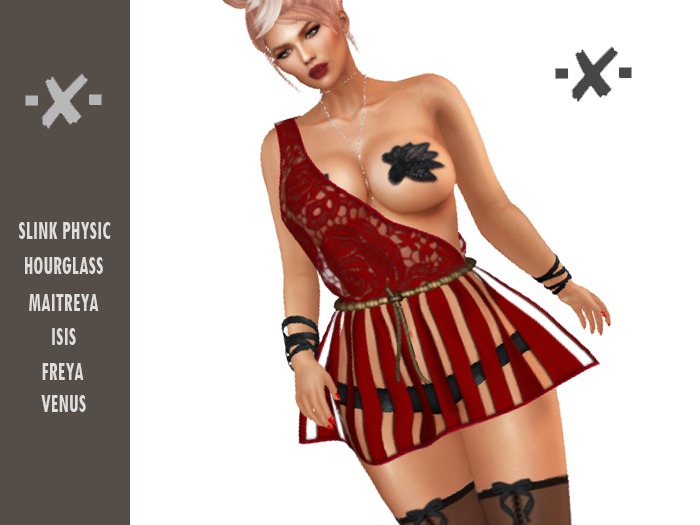 -X- Lace Fantasy Red