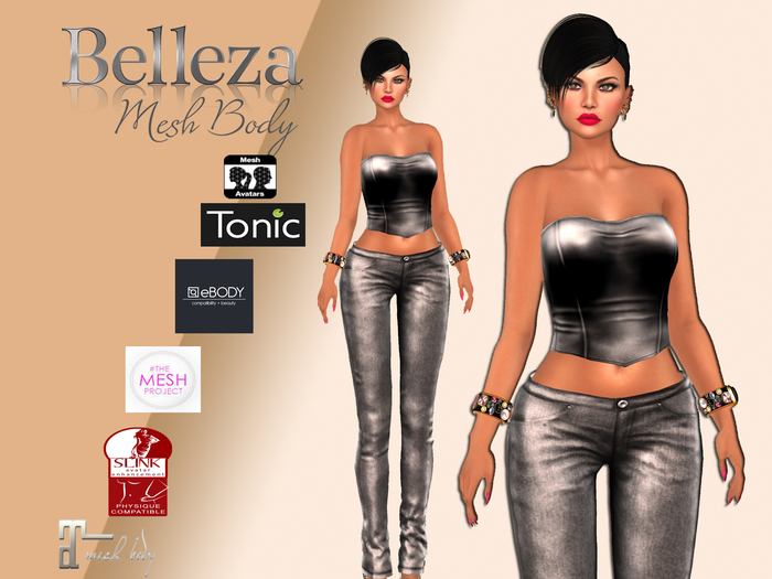 -Top Skinny jeans  chrome-