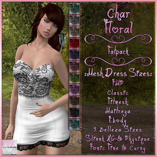 Char Dress Floral Fatpack