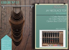Addams "Jay" Womens Necklace Top -Maitreya, Slink, Belleza- Mesh #15