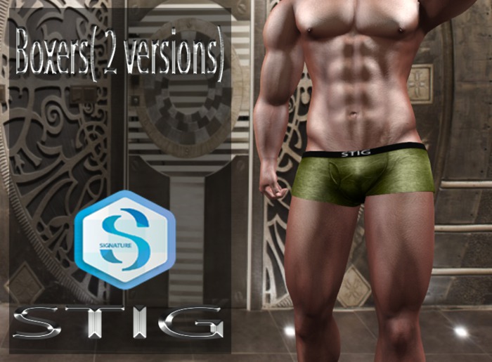 Boxers Signature ( 2 versions)olive