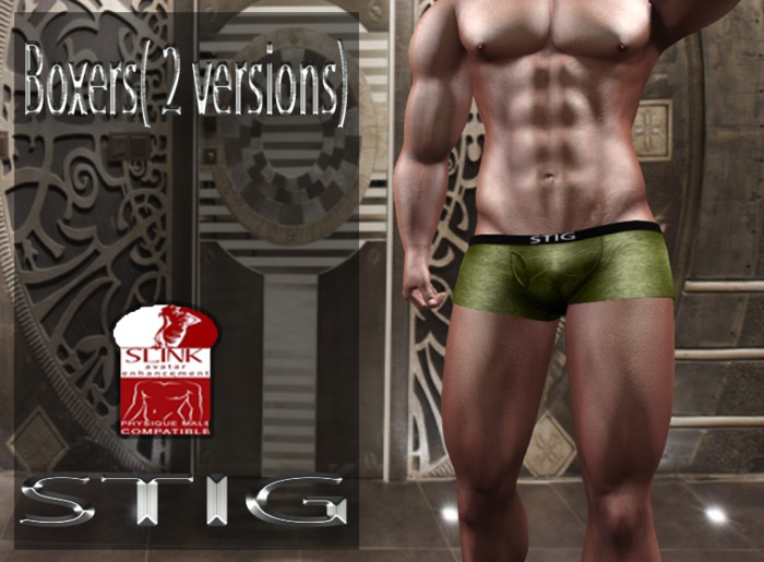 Boxers Slink ( 2 versions) olive