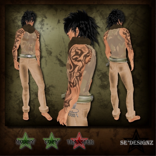 [SE*Designz] Camo Partner Outfit (him)