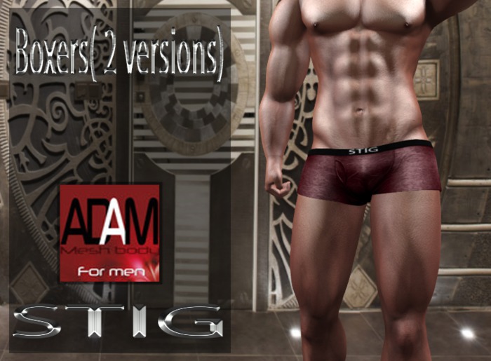 Boxers Adam ( 2 versions)  red