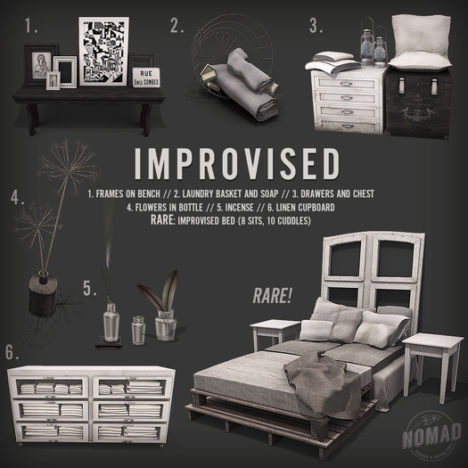 NOMAD // Improvised // Drawers and Chest