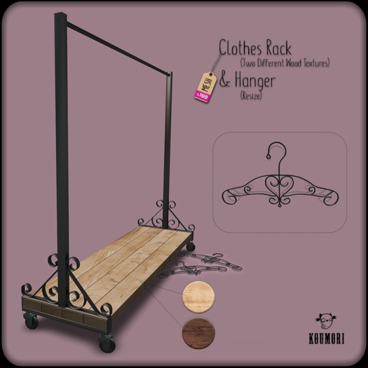 ..Koumori.. ClothesRack&Hanger *MESH*