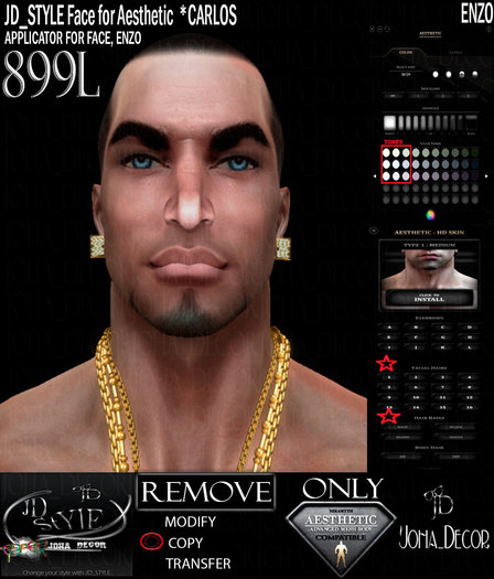 JD_STYLE  *HUD*APPLICATOR FOR  FACE ENZO **CARLOS**