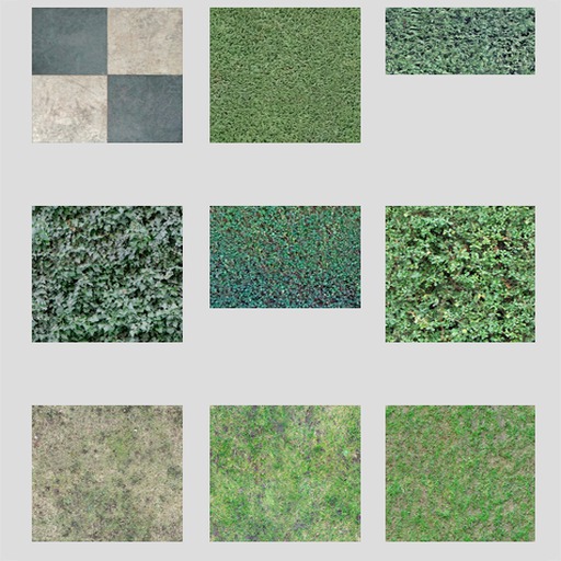 Grass,bark, leaf textures