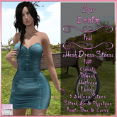 Char Dress Denim Teal