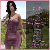 Char Dress Denim Pink