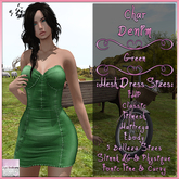 Char Dress Denim Green