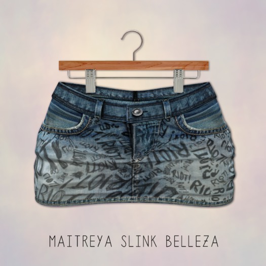 {MYNX} Jean Skirt - Riot