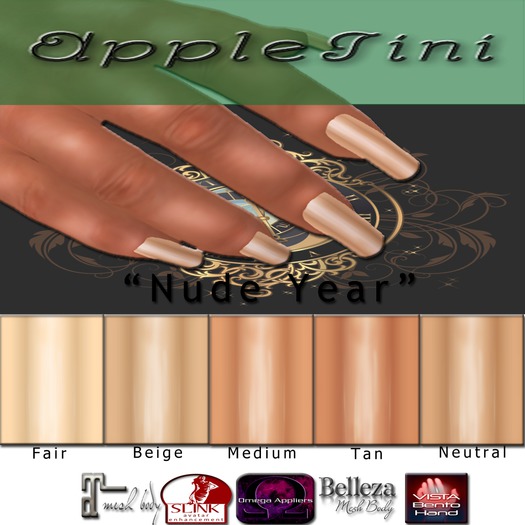 Nude Year Nails