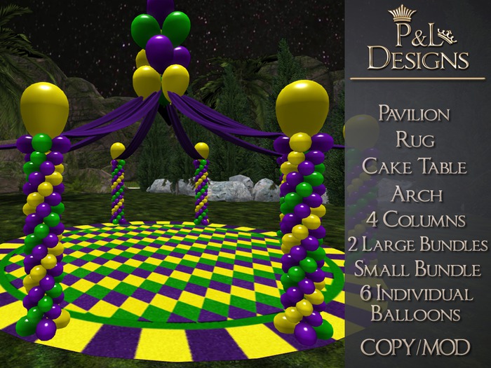 [P&L] - Mardi Gras Balloon Pavilion