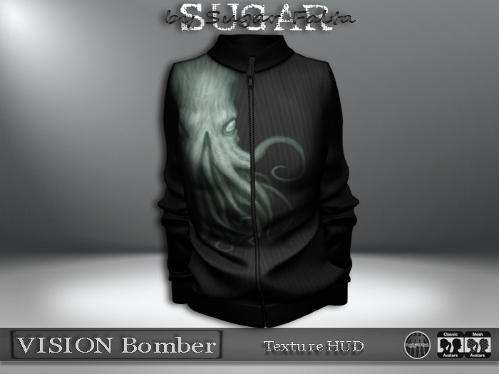 SUGAR for Men - VISION Bomber - (OCTOPUS) w HUD *Add Me*