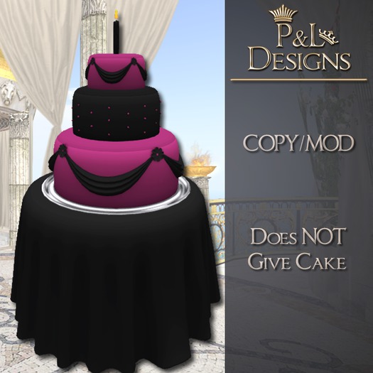 [P&L] - Cake - Pink and Black