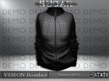 SUGAR for Men - VISION Bomber - (BLACK PLAID) Demo BOX *Add Me*