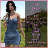 Char Dress Denim Blue