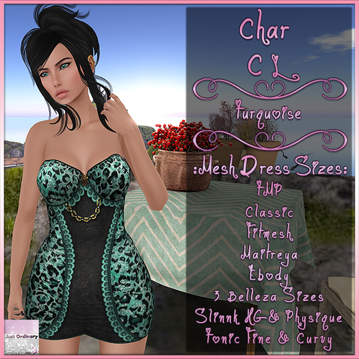 Char Dress CL Turquoise