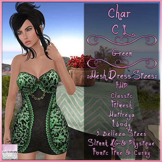 Char Dress CL Green