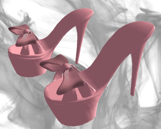Pink Sandal w/bow 