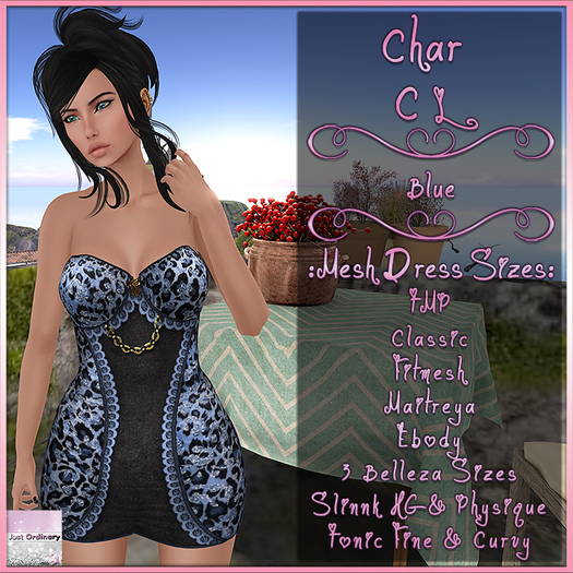 Char Dress CL Blue