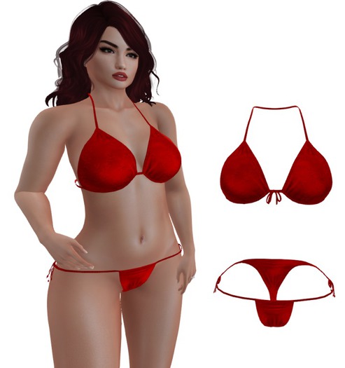 REVOLUTION - Flora Bikini (Red) (ADD ME)