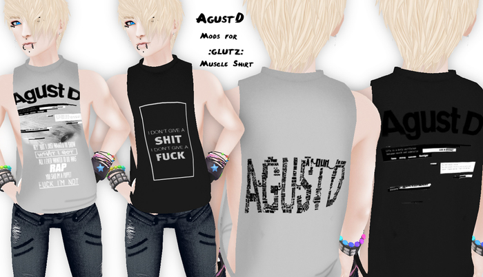 Decora Doll. AgustD MODs for :glutz: Muscle Shirt