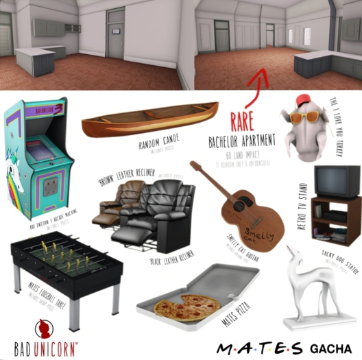 [Bad Unicorn] Bachelor Apartment (boxed) RARE