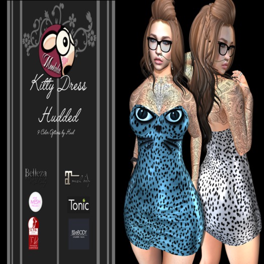 ~*Moolala*~ Kitty Dress - Hudded {Attach Me}
