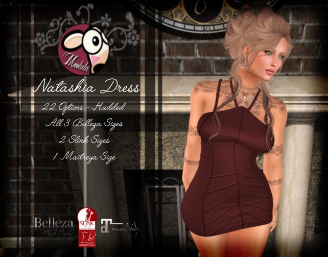~*Moolala*~ Natashia Dress - Hudded {Attach Me}