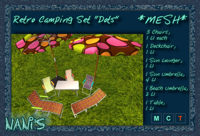 NANI's Camping Set *Dots* MESH