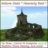 Nature Oasis " Heavenly Rest " ( for Waterfall Grotto Cave Landscaping Forest )