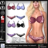 SLC Mesh Summer Bikini Glitter *4 Colours*