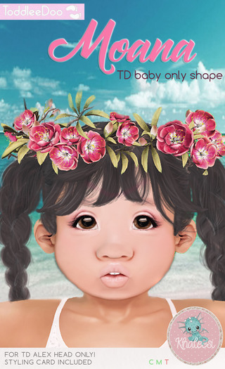 [Khaleesi] Moana Shape - Alex Head (Baby)
