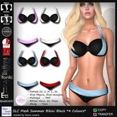 SLC Mesh Summer Bikini Black *4 Colours*