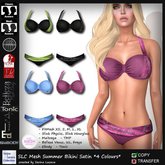 SLC Mesh Summer Bikini Satin *4 Colours*