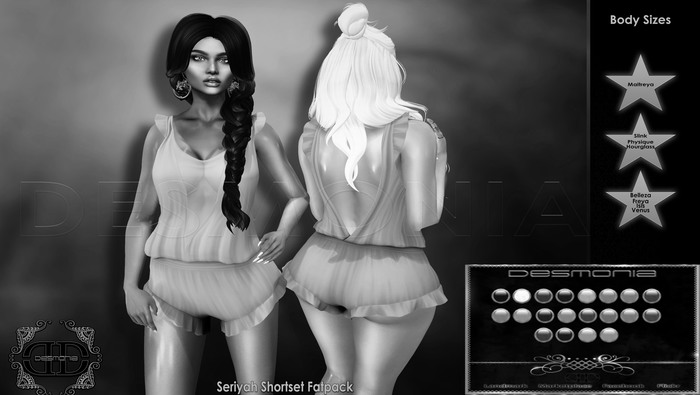 -Desmonia- Seriyah Shortset Demo (Wear Me)
