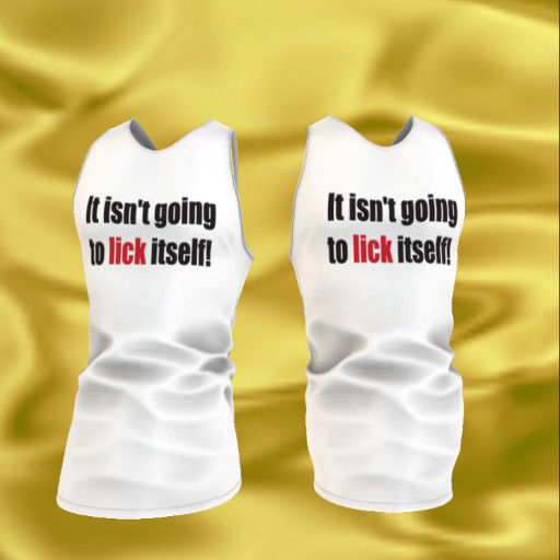 LIck Itself Signature Tank Tucked/Untucked [Boxed]