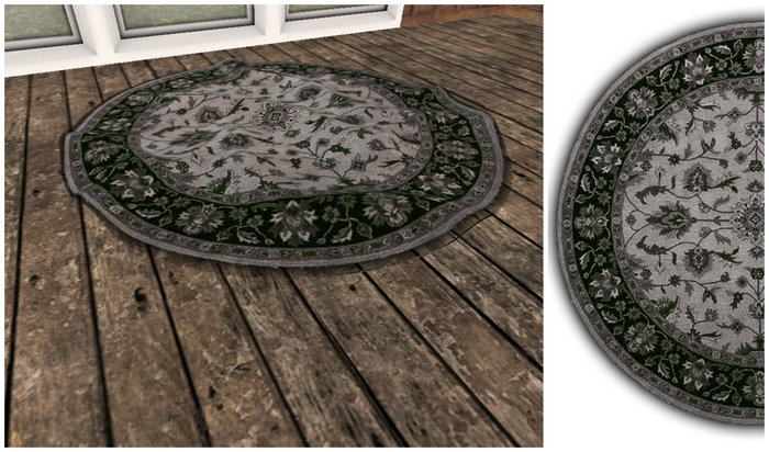 ::GS:: Mesh Round Rug 4