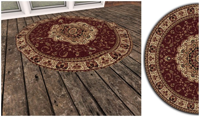 ::GS:: Mesh Round Rug 1