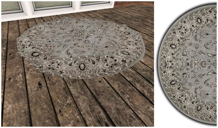 ::GS:: Mesh Round Rug 3