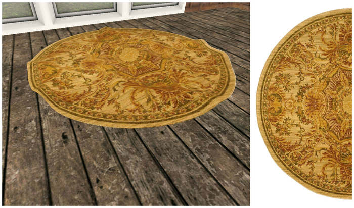 ::GS:: Mesh Round Rug 6